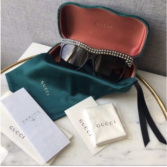 Gucci Havana Hollywood Forever Gg0147s SunglassesBrand new! 100% Authentic guara main image 13